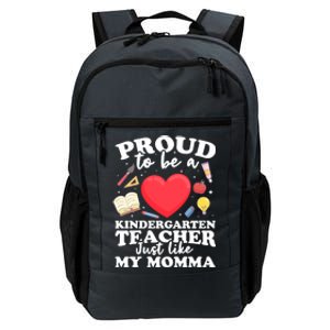 Proud To Be A Kindergarten Teacher Kindergarten Teacher Gift Daily Commute Backpack