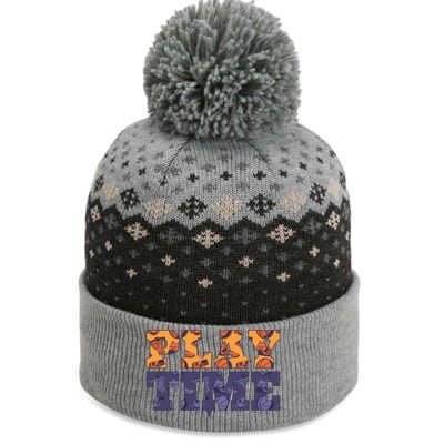 Play Time Basketball The Baniff Cuffed Pom Beanie