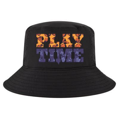 Play Time Basketball Cool Comfort Performance Bucket Hat