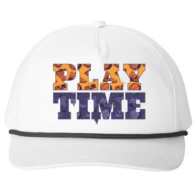 Play Time Basketball Snapback Five-Panel Rope Hat