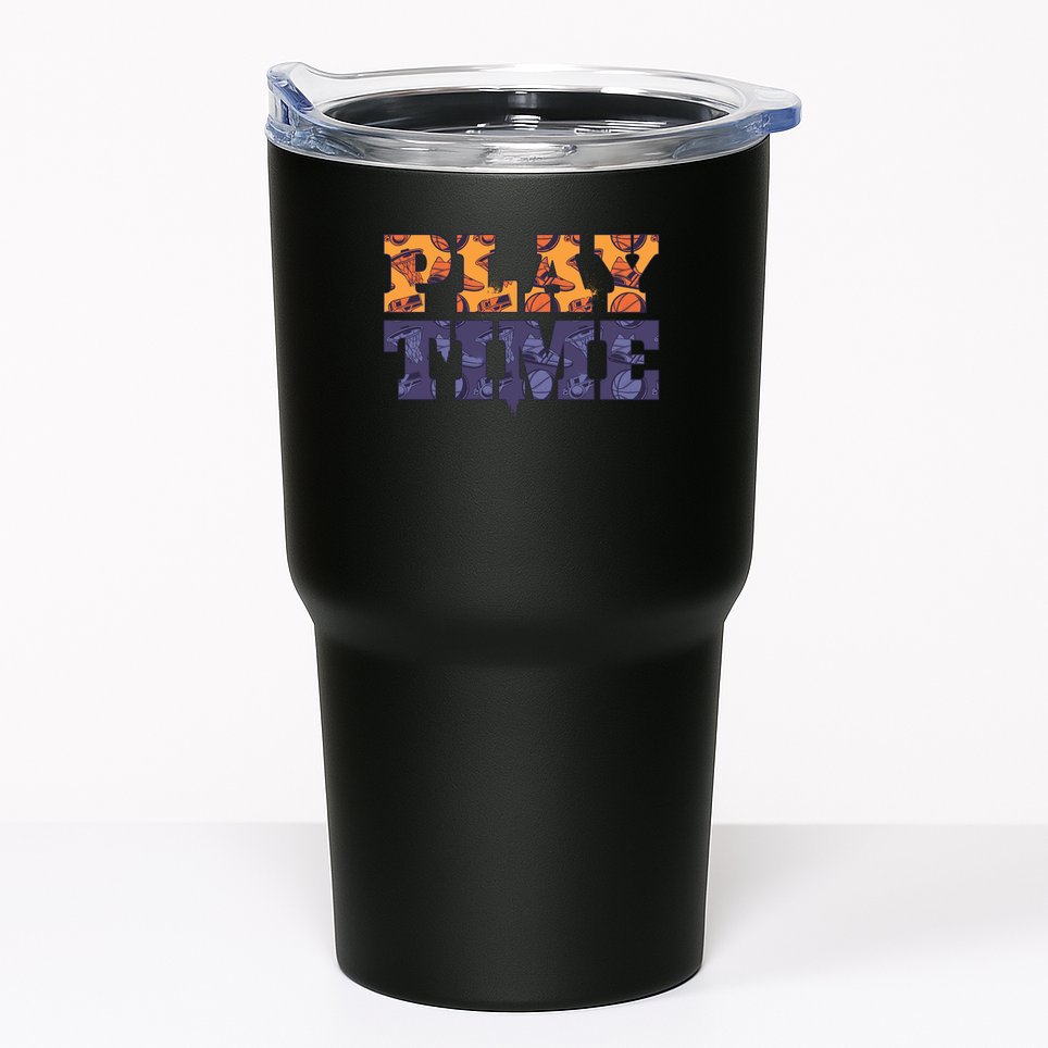 Play Time Basketball Tumbler