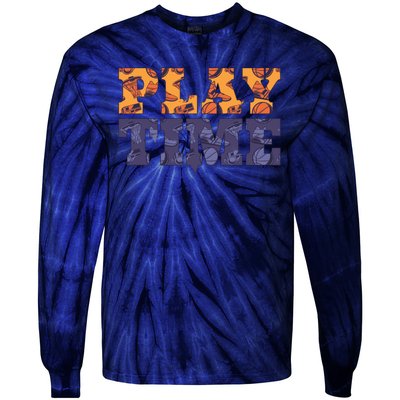 Play Time Basketball Tie-Dye Long Sleeve Shirt