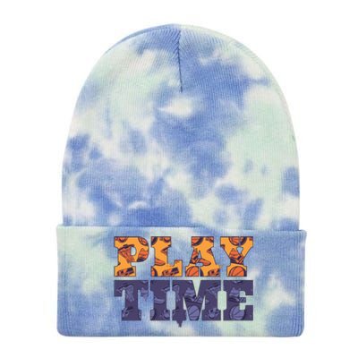 Play Time Basketball Tie Dye 12in Knit Beanie