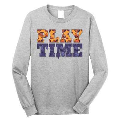 Play Time Basketball Long Sleeve Shirt