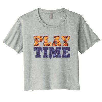 Play Time Basketball Crop Top