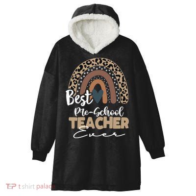 Pregiftschool Teacher Boho Rainbow Teacher Appreciation Gift Hooded Wearable Blanket