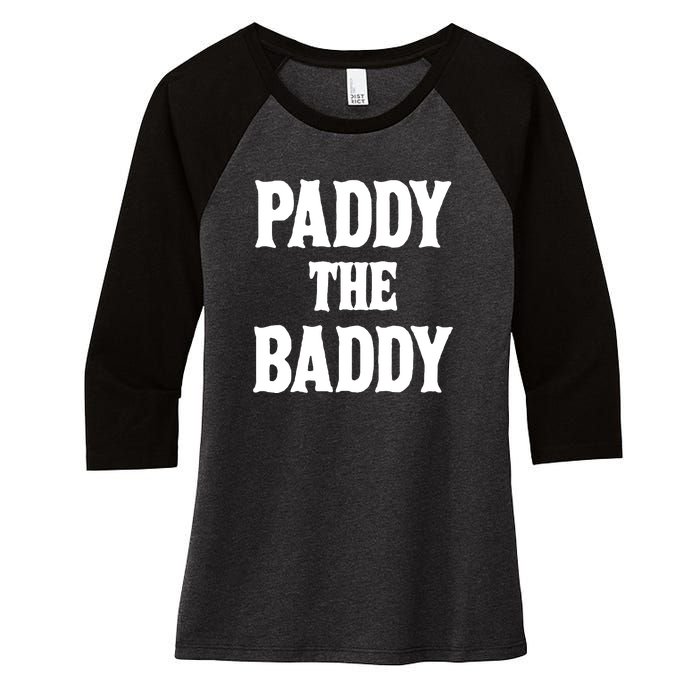 Paddy The Baddy Apparel Women's Tri-Blend 3/4-Sleeve Raglan Shirt