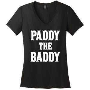 Paddy The Baddy Apparel Women's V-Neck T-Shirt