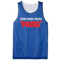 Pause Teleprompter Biden Four More Years Mesh Reversible Basketball Jersey Tank