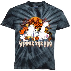 Pooh The Boo Ghost Horror Halloween Boo To You Kids Tie-Dye T-Shirt