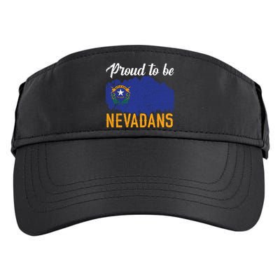 Proud To Be Nevadans Usa America Nevadians I Love Nevada Cool Gift Adult Drive Performance Visor