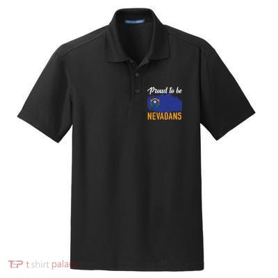 Proud To Be Nevadans Usa America Nevadians I Love Nevada Cool Gift Dry Zone Grid Polo