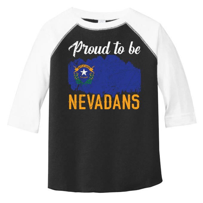 Proud To Be Nevadans Usa America Nevadians I Love Nevada Cool Gift Toddler Fine Jersey T-Shirt