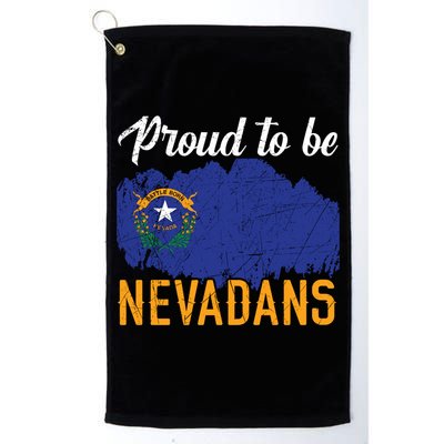 Proud To Be Nevadans Usa America Nevadians I Love Nevada Cool Gift Golf Towel