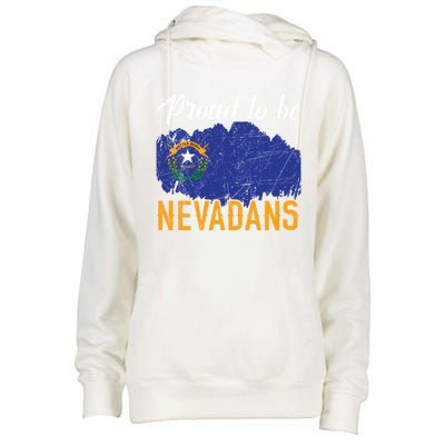 Proud To Be Nevadans Usa America Nevadians I Love Nevada Cool Gift Womens Funnel Neck Pullover Hood