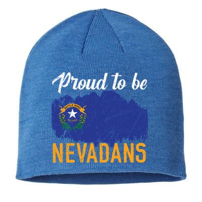 Proud To Be Nevadans Usa America Nevadians I Love Nevada Cool Gift Sustainable Beanie