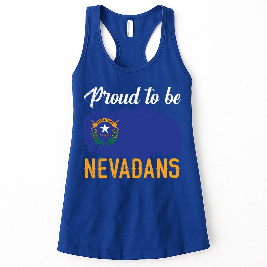 Proud To Be Nevadans Usa America Nevadians I Love Nevada Cool Gift Womens Tank Top
