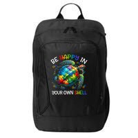 Puzzle Turtle Be Happy In Your Own Shell Autism Awareness City Backpack