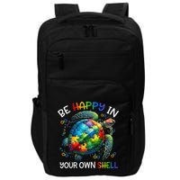 Puzzle Turtle Be Happy In Your Own Shell Autism Awareness Impact Tech Backpack