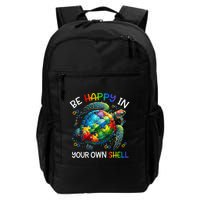 Puzzle Turtle Be Happy In Your Own Shell Autism Awareness Backpack