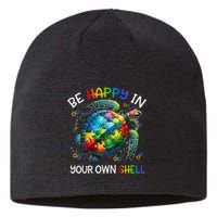 Puzzle Turtle Be Happy In Your Own Shell Autism Awareness Sustainable Beanie