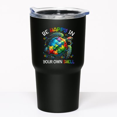 Puzzle Turtle Be Happy In Your Own Shell Autism Awareness Tumbler