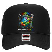 Puzzle Turtle Be Happy In Your Own Shell Autism Awareness Trucker Hat