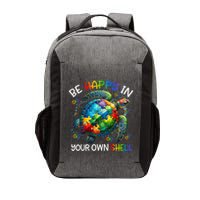 Puzzle Turtle Be Happy In Your Own Shell Autism Awareness Vector Backpack
