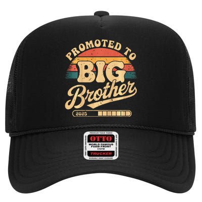 Promoted To Big Brother 2025 Im Going To Be Big Brother High Crown Mesh Back Trucker Hat