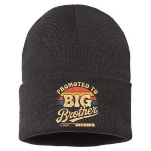 Promoted To Big Brother 2025 Im Going To Be Big Brother Sustainable Knit Beanie