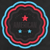 Proud To Be An American Patriotic Usa Gift 7 Panel Mesh Trucker Snapback Hat