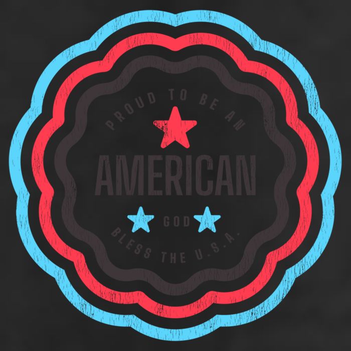 Proud To Be An American Patriotic Usa Gift 7 Panel Mesh Trucker Snapback Hat