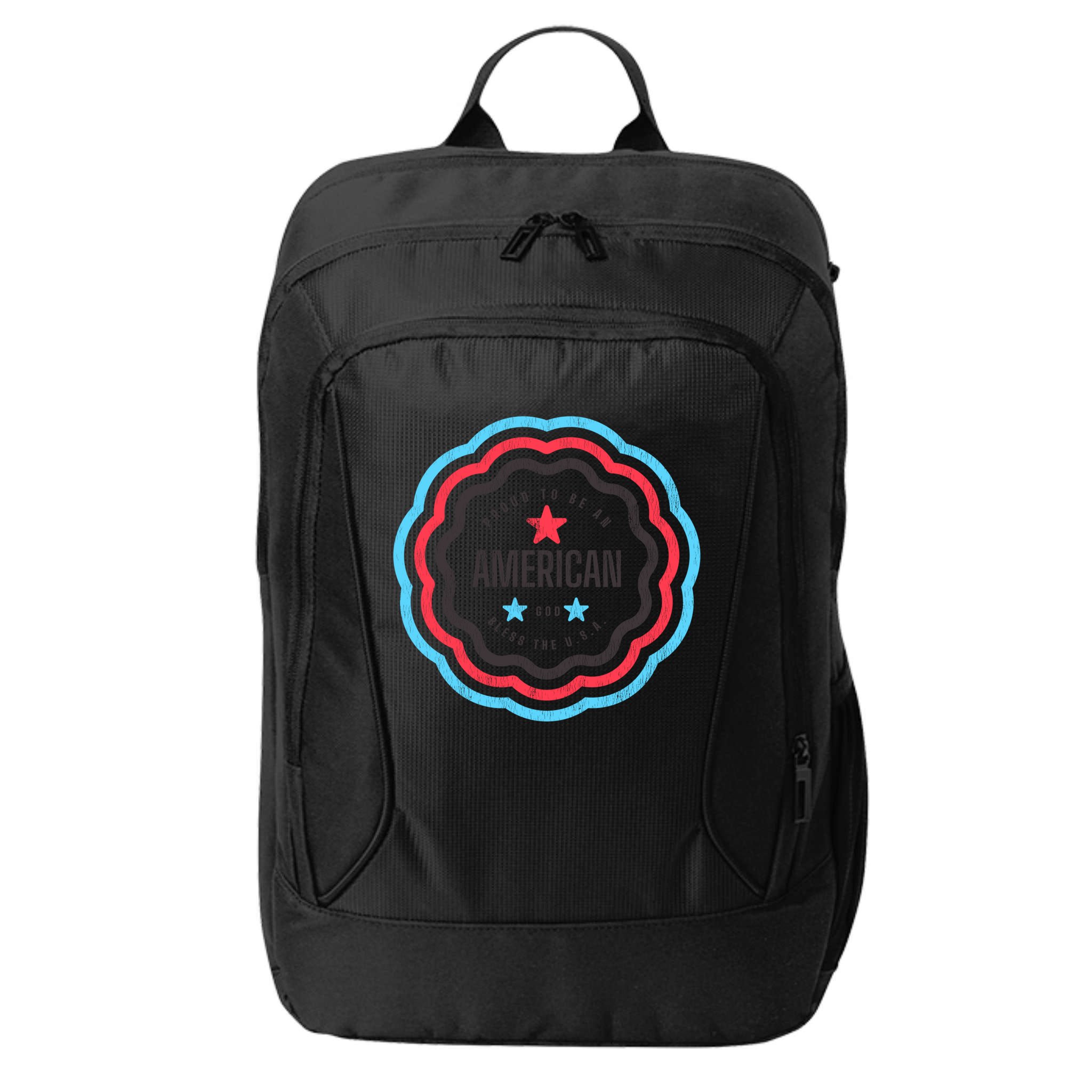 Proud To Be An American Patriotic Usa Gift City Backpack