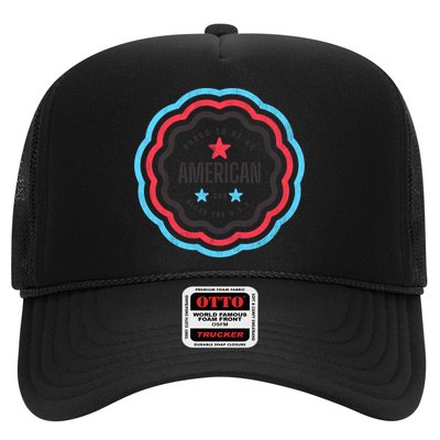 Proud To Be An American Patriotic Usa Gift Trucker Hat