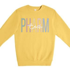 Pharmacy Technologist Boho Pharmacy Tech Gift Premium Crewneck Sweatshirt