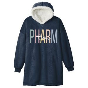 Pharmacy Technologist Boho Pharmacy Tech Gift Hooded Wearable Blanket