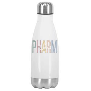 Pharmacy Technologist Boho Pharmacy Tech Gift Stainless Steel Insulated Water Bottle