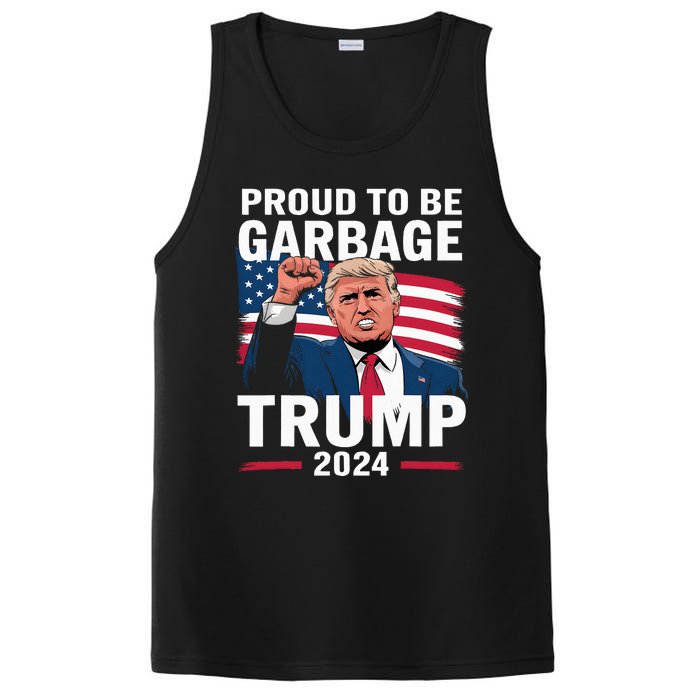 Proud To Be Garbage Trump 2024 Vote Trump Team Garbage PosiCharge Competitor Tank