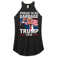 Proud To Be Garbage Trump 2024 Vote Trump Team Garbage Women's Perfect Tri Rocker Tank