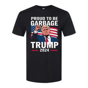 Proud To Be Garbage Trump 2024 Vote Trump Team Garbage Softstyle CVC T-Shirt