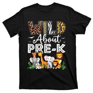 Prek Teacher Back To School Wild About Prek T-Shirt