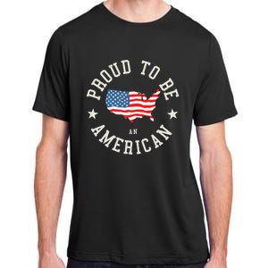 Proud To Be An American Cute Gift Adult ChromaSoft Performance T-Shirt