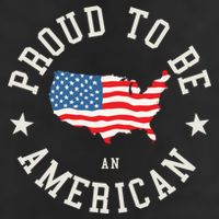 Proud To Be An American Cute Gift 11oz C Handle Ceramic Mug