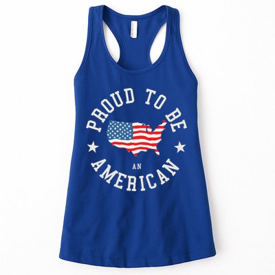 Proud To Be An American Cute Gift Womens Tank Top