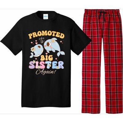 Promoted To Be Big Sister Again 2025 Cute Sis Gift Pajama Set