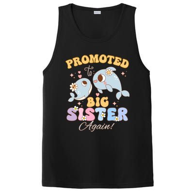 Promoted To Be Big Sister Again 2025 Cute Sis Gift PosiCharge Competitor Tank