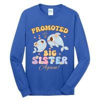 Promoted To Be Big Sister Again 2025 Cute Sis Gift Tall Long Sleeve T-Shirt