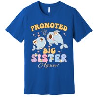 Promoted To Be Big Sister Again 2025 Cute Sis Gift Premium T-Shirt