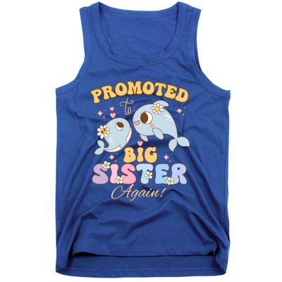 Promoted To Be Big Sister Again 2025 Cute Sis Gift Tank Top