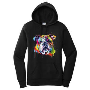 Proud To Be A Bulldog Lover Women's Pullover Hoodie